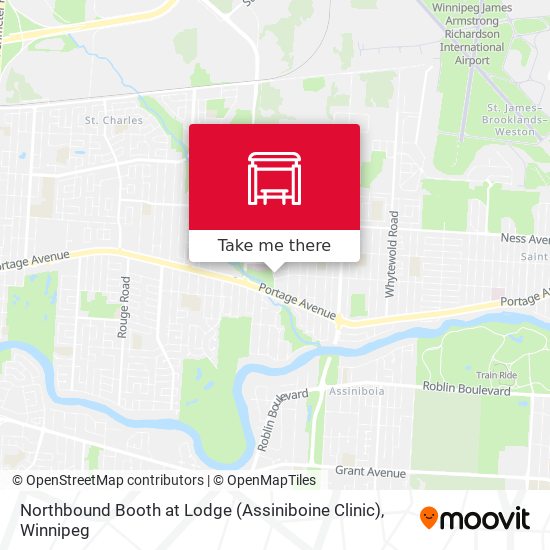 Northbound Booth at Lodge (Assiniboine Clinic) plan
