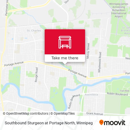 Southbound Sturgeon at Portage North plan