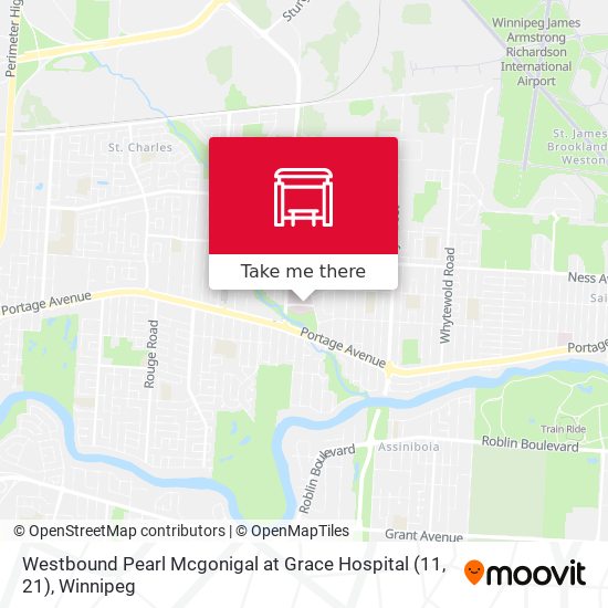 Westbound Pearl Mcgonigal at Grace Hospital (11, 21) plan