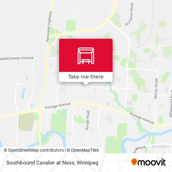 Southbound Cavalier at Ness plan