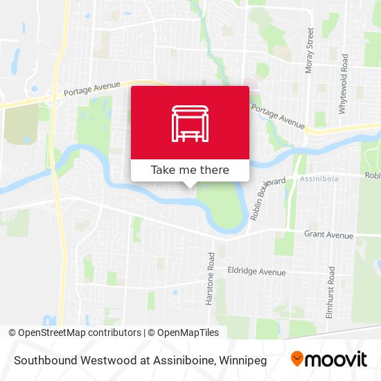 Southbound Westwood at Assiniboine plan