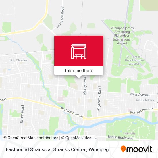 Eastbound Strauss at Strauss Central plan