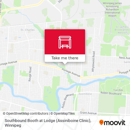 Southbound Booth at Lodge (Assiniboine Clinic) plan