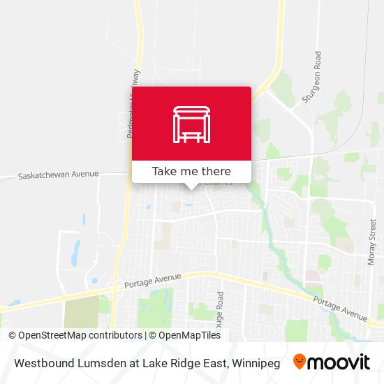 Westbound Lumsden at Lake Ridge East plan