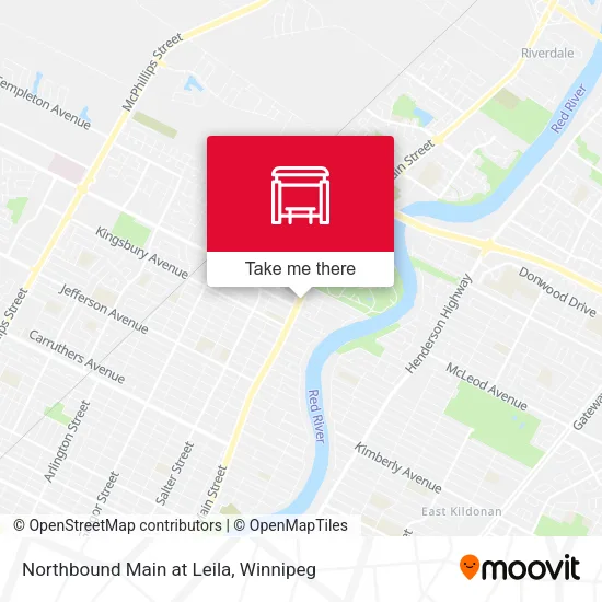 Northbound Main at Leila map