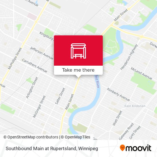 Southbound Main at Rupertsland plan