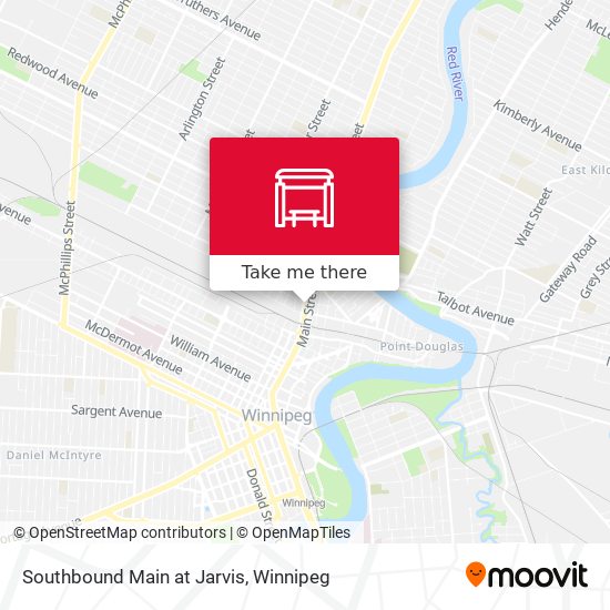 Southbound Main at Jarvis map