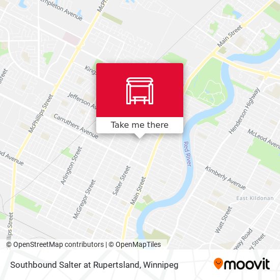 Southbound Salter at Rupertsland plan