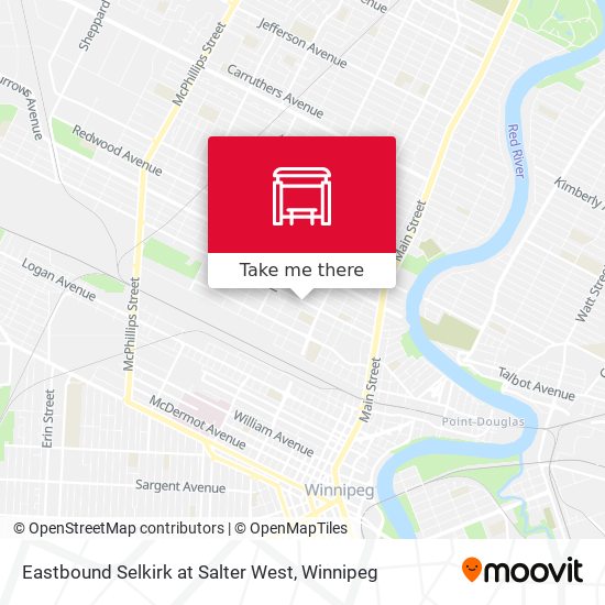 Eastbound Selkirk at Salter West plan