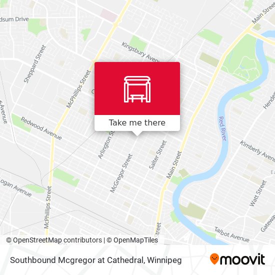 Southbound Mcgregor at Cathedral plan