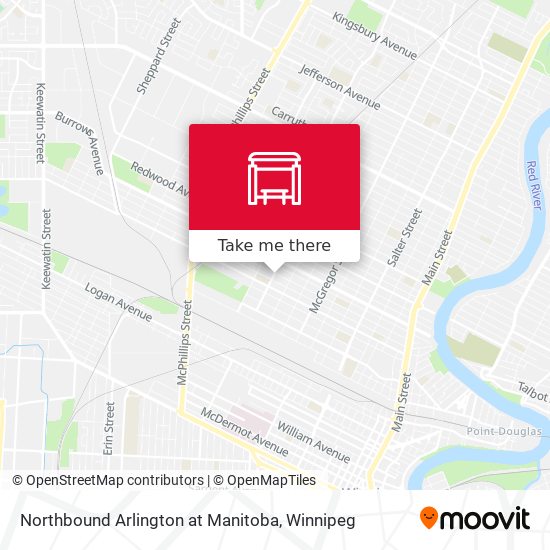 Northbound Arlington at Manitoba plan