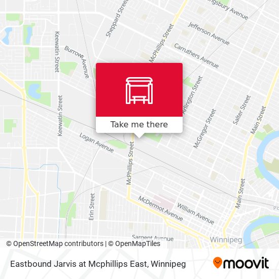 Eastbound Jarvis at Mcphillips East plan