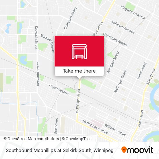 Southbound Mcphillips at Selkirk South plan