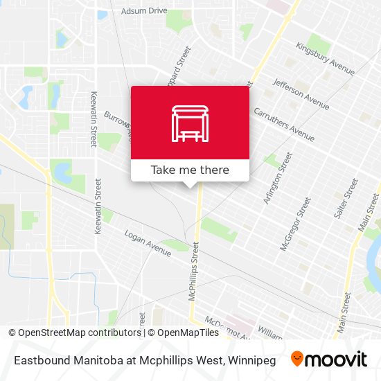 Eastbound Manitoba at Mcphillips West plan