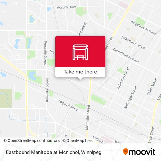 Eastbound Manitoba at Mcnichol plan