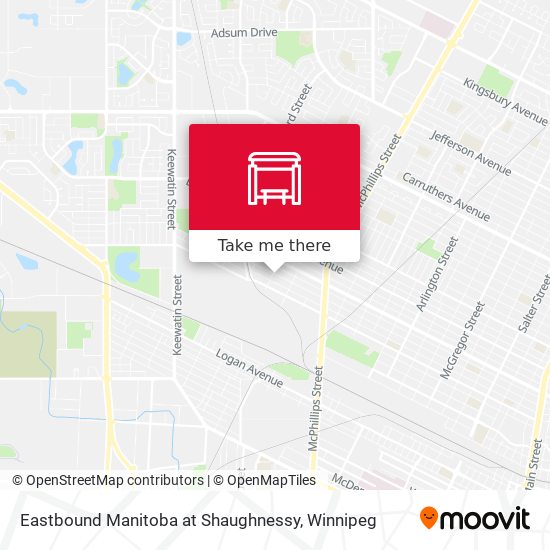 Eastbound Manitoba at Shaughnessy plan