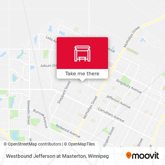 Westbound Jefferson at Masterton plan