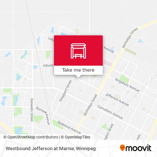 Westbound Jefferson at Marnie plan