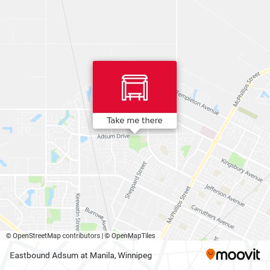 Eastbound Adsum at Manila plan
