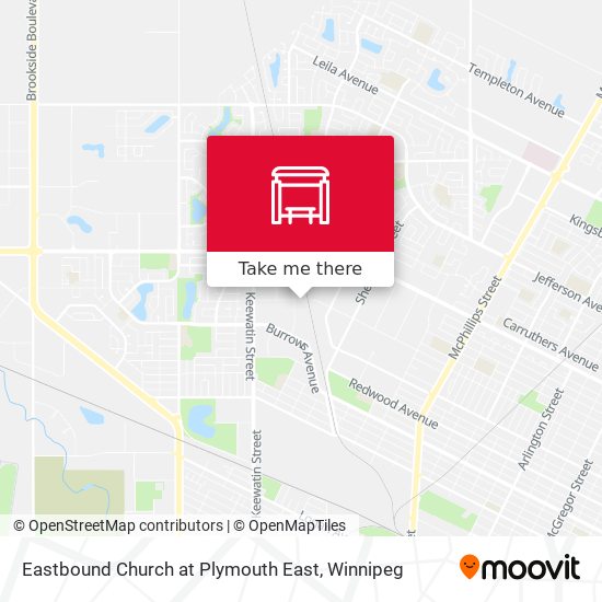 Eastbound Church at Plymouth East map