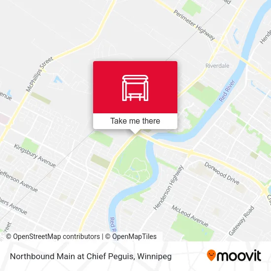 Northbound Main at Chief Peguis plan