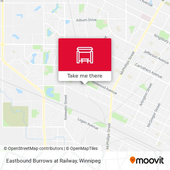 Eastbound Burrows at Railway plan