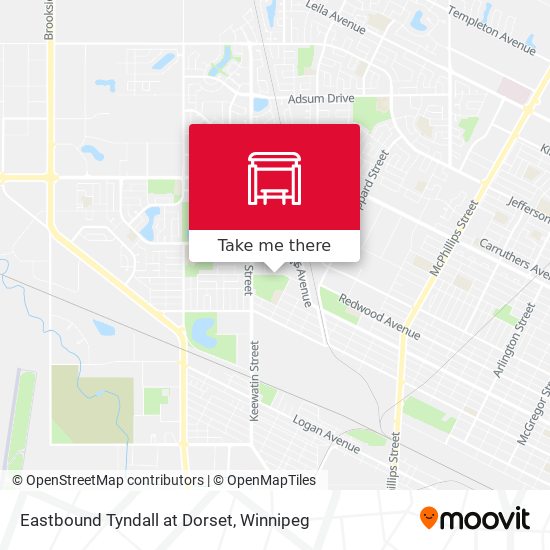 Eastbound Tyndall at Dorset plan