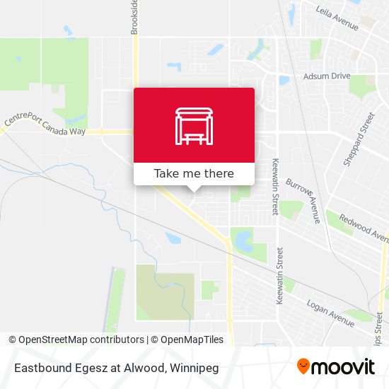 Eastbound Egesz at Alwood plan