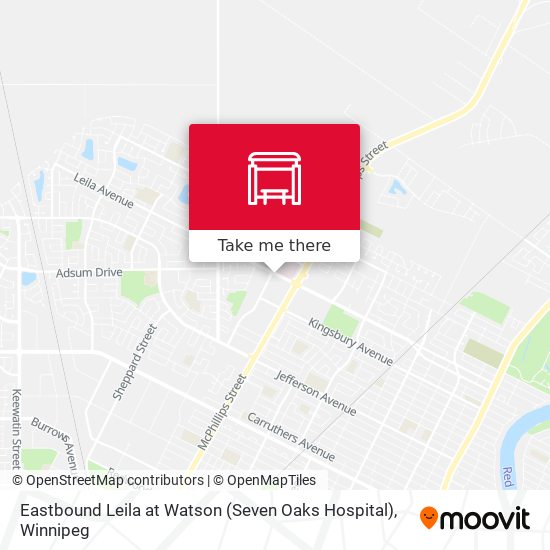 Eastbound Leila at Watson (Seven Oaks Hospital) plan