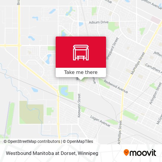 Westbound Manitoba at Dorset plan