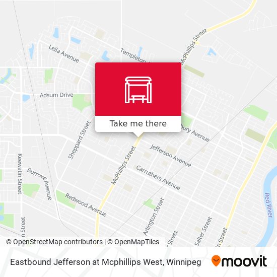 Eastbound Jefferson at Mcphillips West plan