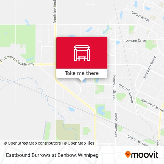 Eastbound Burrows at Benbow plan