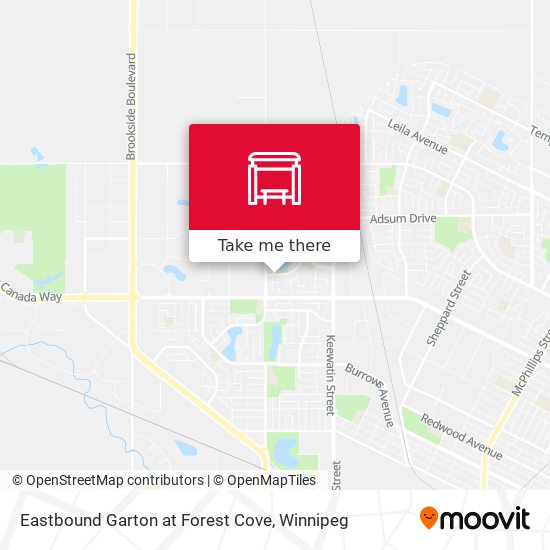 Eastbound Garton at Forest Cove plan