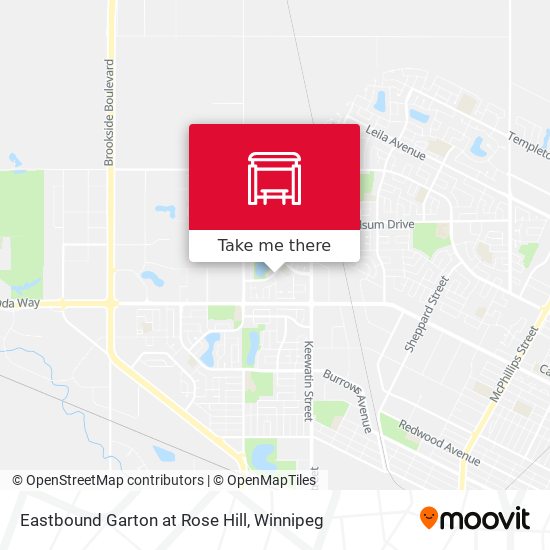 Eastbound Garton at Rose Hill plan