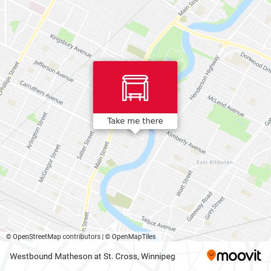 Westbound Matheson at St. Cross plan