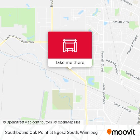 Southbound Oak Point at Egesz South plan