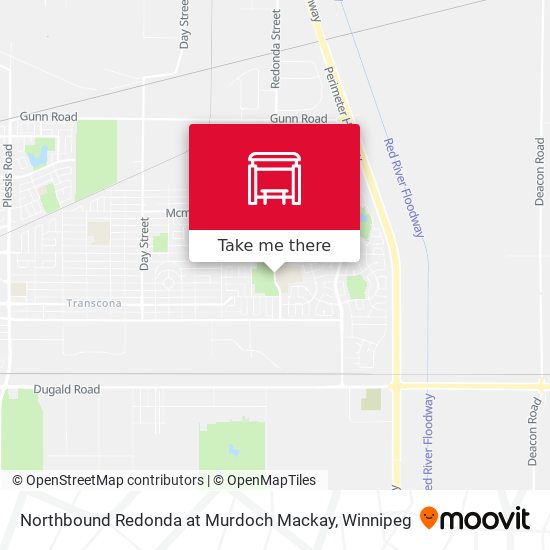 Northbound Redonda at Murdoch Mackay map