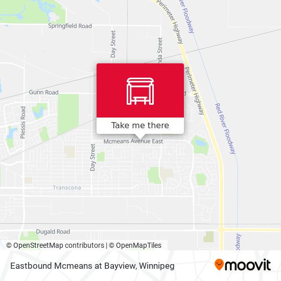 Eastbound Mcmeans at Bayview plan