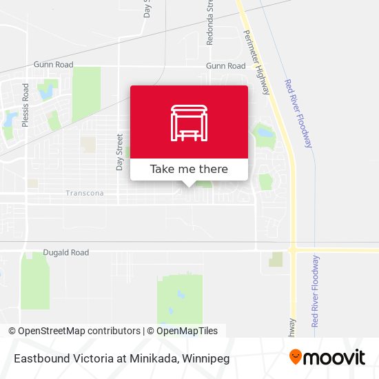 Eastbound Victoria at Minikada plan