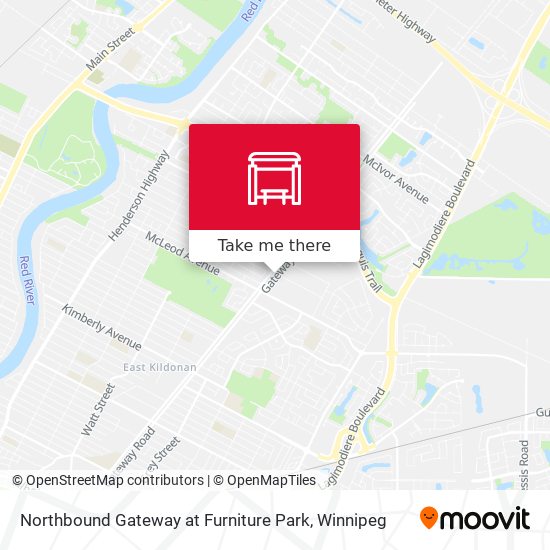 Northbound Gateway at Furniture Park plan