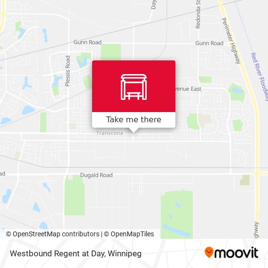 Westbound Regent at Day plan
