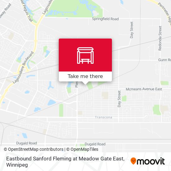 Eastbound Sanford Fleming at Meadow Gate East plan