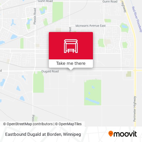 Eastbound Dugald at Borden plan