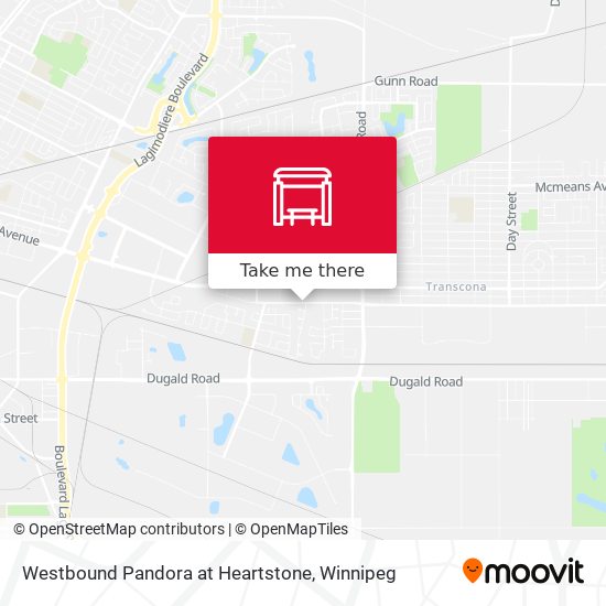 Westbound Pandora at Heartstone map