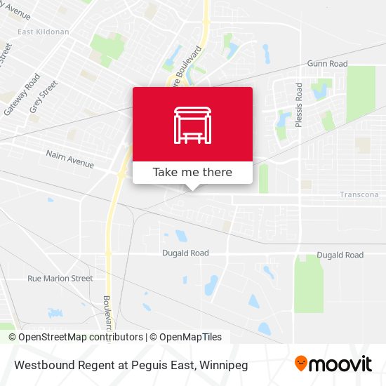 Westbound Regent at Peguis East plan