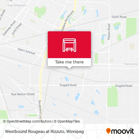 Westbound Rougeau at Rizzuto plan