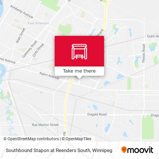 Southbound Stapon at Reenders South plan