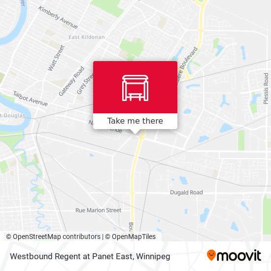 Westbound Regent at Panet East plan