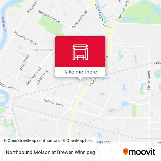 Northbound Molson at Brewer plan