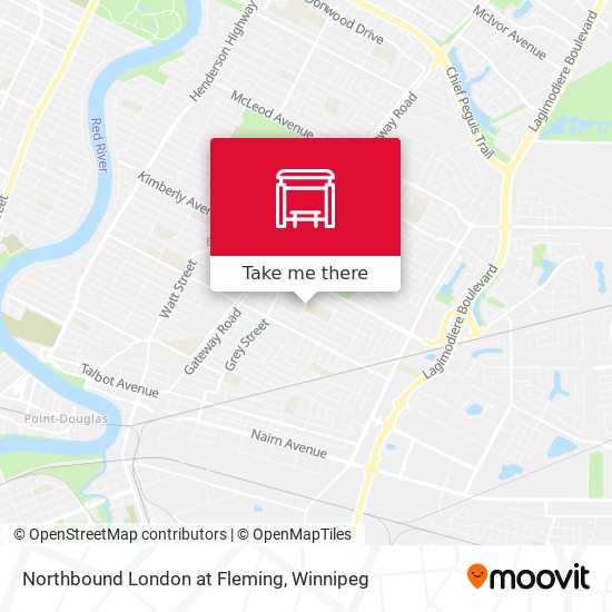Northbound London at Fleming plan